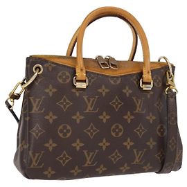 LOUIS VUITTON Monogram Palas BB Handtasche 2way M40929 LV Auth 165423