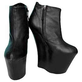 Giuseppe Zanotti Curve Jem Absatzschuhe Leder Schwarz