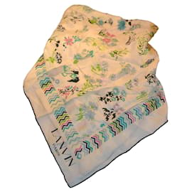Foulard Lanvin de seda multicolor