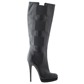 Autre Marque Botas altas de cuero Casadei