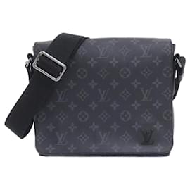 Borsa a spalla District PM Monogram Eclipse di Louis Vuitton