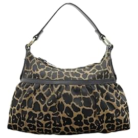 Borsa a Spalla Fendi in Nero e Marrone