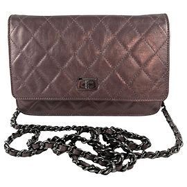 Chanel 2.55 WOC rosa metallico