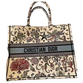 Bolsa Tote Grande Dior de tecido