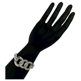 Hermes 925 Sterling Silver Charm Bracelet - Hermès