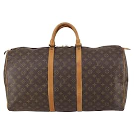 Borsa Keepall Louis Vuitton in tela Monogram 55