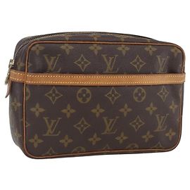 LOUIS VUITTON Clutch Compiegne 23 Monogram M51847 Auth LV ka2101