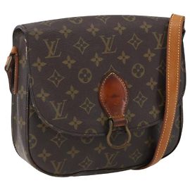 LOUIS VUITTON Bolsa de Ombro Monogram Saint Cloud GM M51242 LV Auth 170623