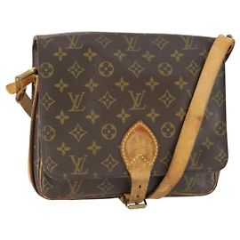 LOUIS VUITTON Borsa a Spalla Monogram Cartouchiere GM M51252 LV Auth BA10012