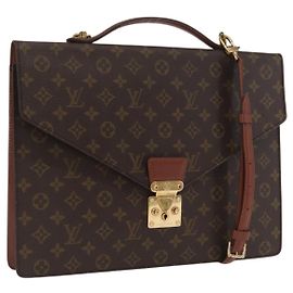 LOUIS VUITTON Borsa Porta Documenti a Tracolla Monogram M53338 LV Auth 170612