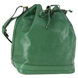LOUIS VUITTON Borsa a Spalla Epi Noe Verde M44004 LV Auth 163431