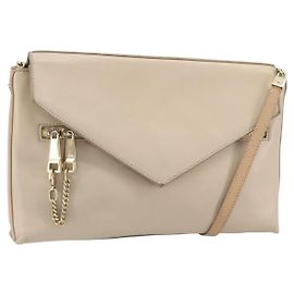 Chloé Borsa a Spalla Chloe Kathy in Pelle Beige Oro Auth hk3382