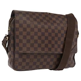 LOUIS VUITTON Borsa a Spalla Shelton MM Damier Ebene N41149 LV Auth bs33154