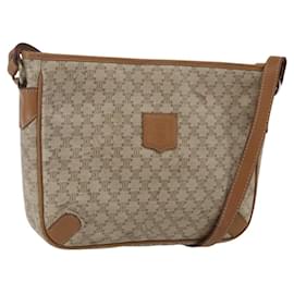 Borsa a Spalla in Tela Macadam CELINE PVC Beige Auth 170260 - Céline