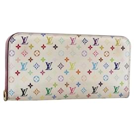 LOUIS VUITTON Multicolor Portefeuille Insolite Geldbörse Weiß M93750 LV Auth 169126 - Louis Vuitton