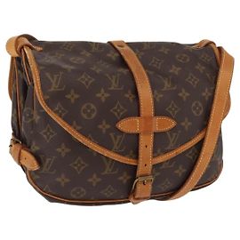 LOUIS VUITTON Borsa a Spalla Monogram Saumur 30 M42256 LV Auth am10631