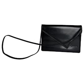 Borsa a tracolla in pelle vintage Givenchy nera