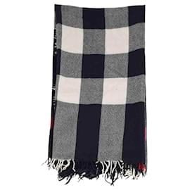 Burberry Foulard blu navy