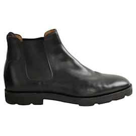 Stivali John Lobb Dawny New Standard in pelle nera Taglia 40
