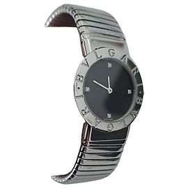 Bulgari Tubogas Silver Watch