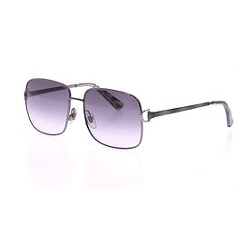 Gucci Gafas de sol de metal negro con lentes degradadas