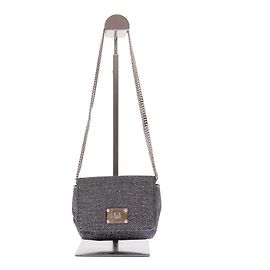 Jimmy Choo Clutch argentata brillante