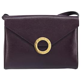 Céline Borsa a spalla in pelle con logo circolare Celine