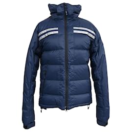 Giacca Parka in Piuma Canada Goose Summit in Nylon Blu Navy