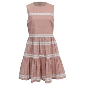 Red Valentino Mini Kleid aus Rosa Baumwolle