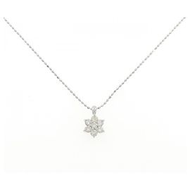 Autre Marque Collana in diamante in oro bianco Au750