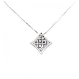 Autre Marque Collar de diamante en oro blanco Au750