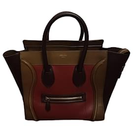 Borsa Celine Luggage in pelle multicolore - Céline
