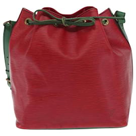 Bolsa Petit Noé bicolor em couro Epi Louis Vuitton