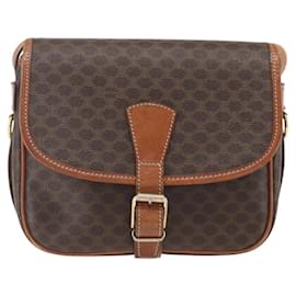 Céline Celine Vintage Macadam Tela e Pelle