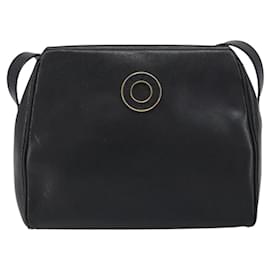 Céline Borsa a spalla in pelle con logo circolare Celine