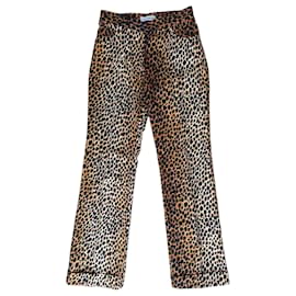 Dolce & Gabbana Jeans Leopard Print Baumwolle