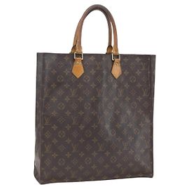 LOUIS VUITTON Borsa Sac Plat Monogram M51140 LV Auth hk3417
