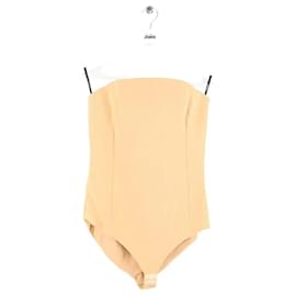 Top beige sin mangas - Versace
