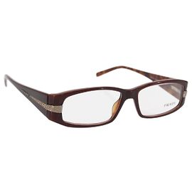 Gafas PRADA de plástico marrón Auth bs33046