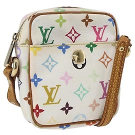 LOUIS VUITTON Borsa a Spalla Lift Monogram Multicolore Bianca M40055 LV Auth 168205