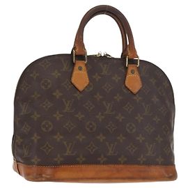 LOUIS VUITTON Bolso de Mano Monogram Alma M51130 LV Auth 170139