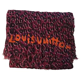 Foulard Louis Vuitton della Collezione Stephen Sprouse con motivo leopardato