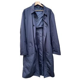 Ermenegildo Zegna Regenmantel dunkelblau leicht wasserdicht