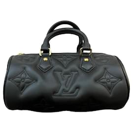 Borsa Papillon BB Louis Vuitton – Pelle Bubblegram Nera – Nuova
