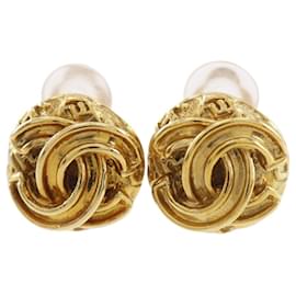 Orecchini vintage a clip Coco Mark di Chanel