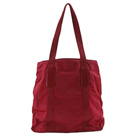 Rote Nylon-Tote von Prada B10310