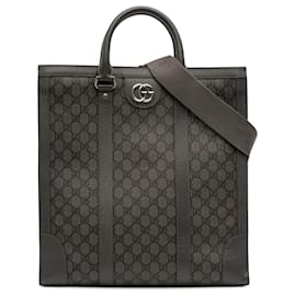 Borsa Ophidia GG Supreme media grigia Gucci