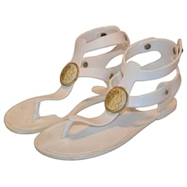 Sandali Versace in gomma bianca