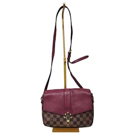 Gucci Borsa a Spalla Clapton PM Damier Ebene Louis Vuitton Marrone/Vino