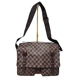 LOUIS VUITTON Borsa Messenger Broadway Damier Ebene Marrone